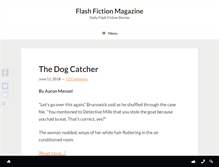 Tablet Screenshot of flashfictionmagazine.com